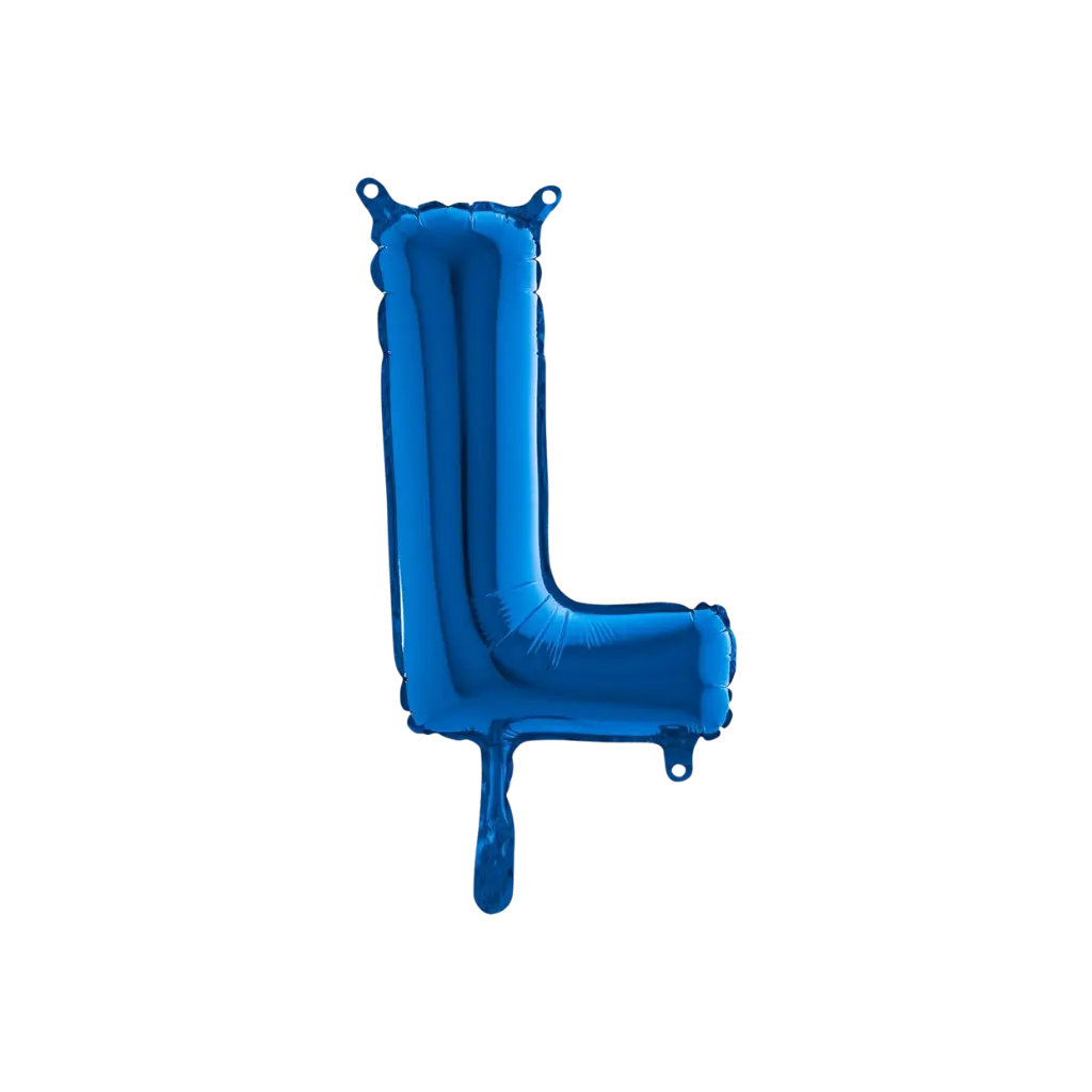 Balloon Letter L Blue - 35cm