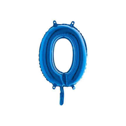 Balloon Letter O Blue - 35cm