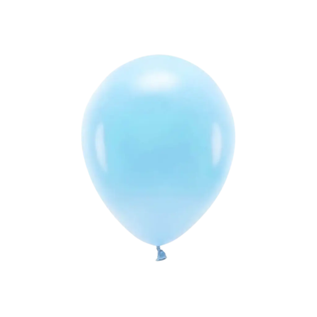 Pack of 100 Light Blue Biodegradable Balloons