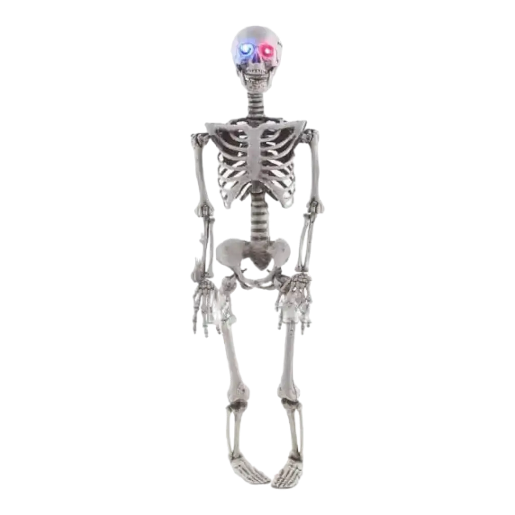 Illuminated Skeleton Hanging Lamp 90cm