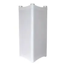 WHITE LYCRA TOTEM COVER (SQUARE) 2M