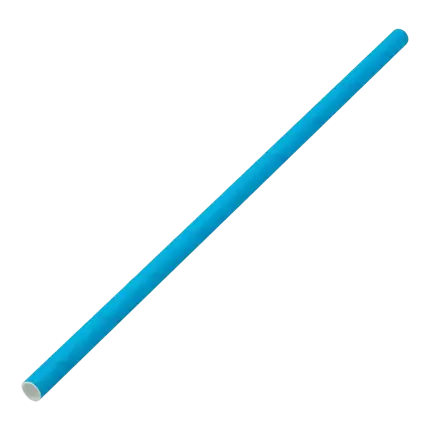 Paper straw blue 20cm /ø6mm (250 pcs)