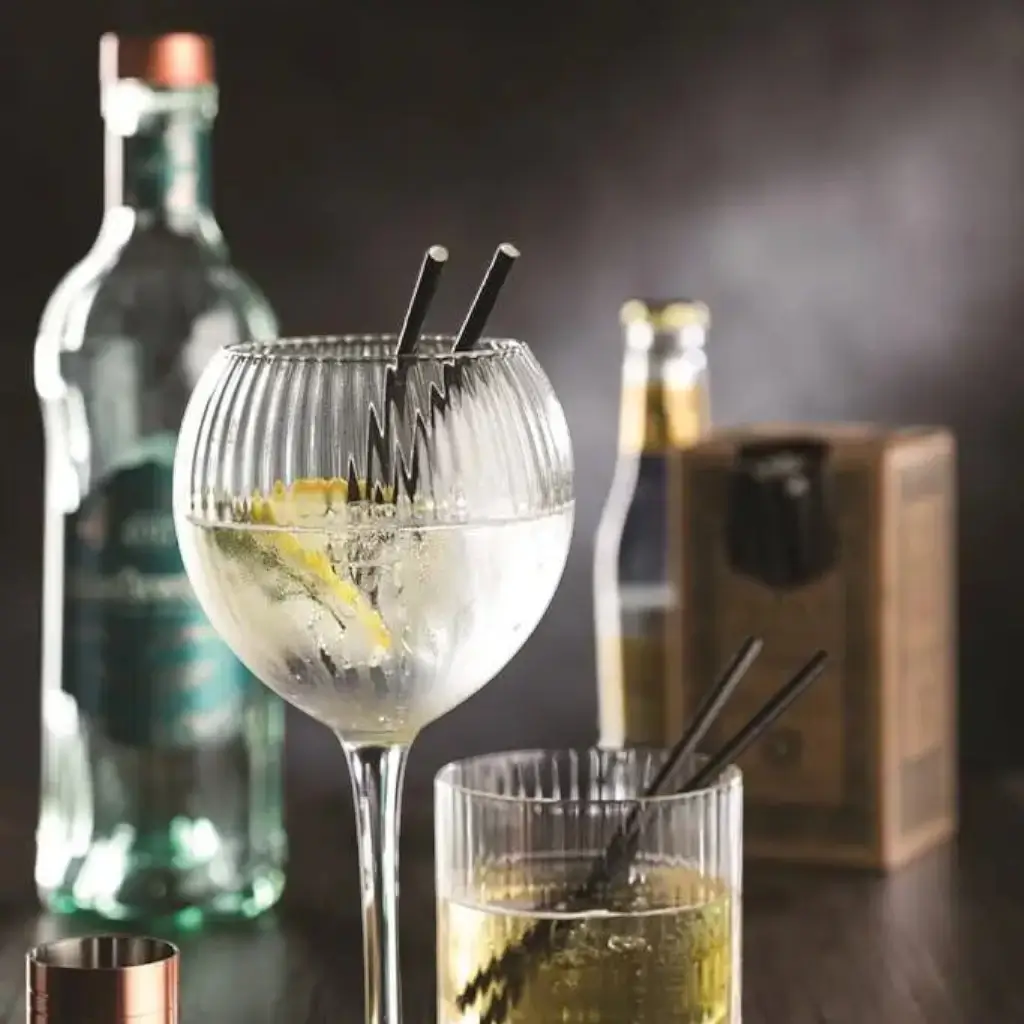 Paper straw black 14cm /ø5mm (250 pcs)