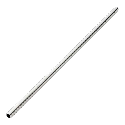 Reusable stainless steel straw 21,5cm /ø6mm (12pcs)