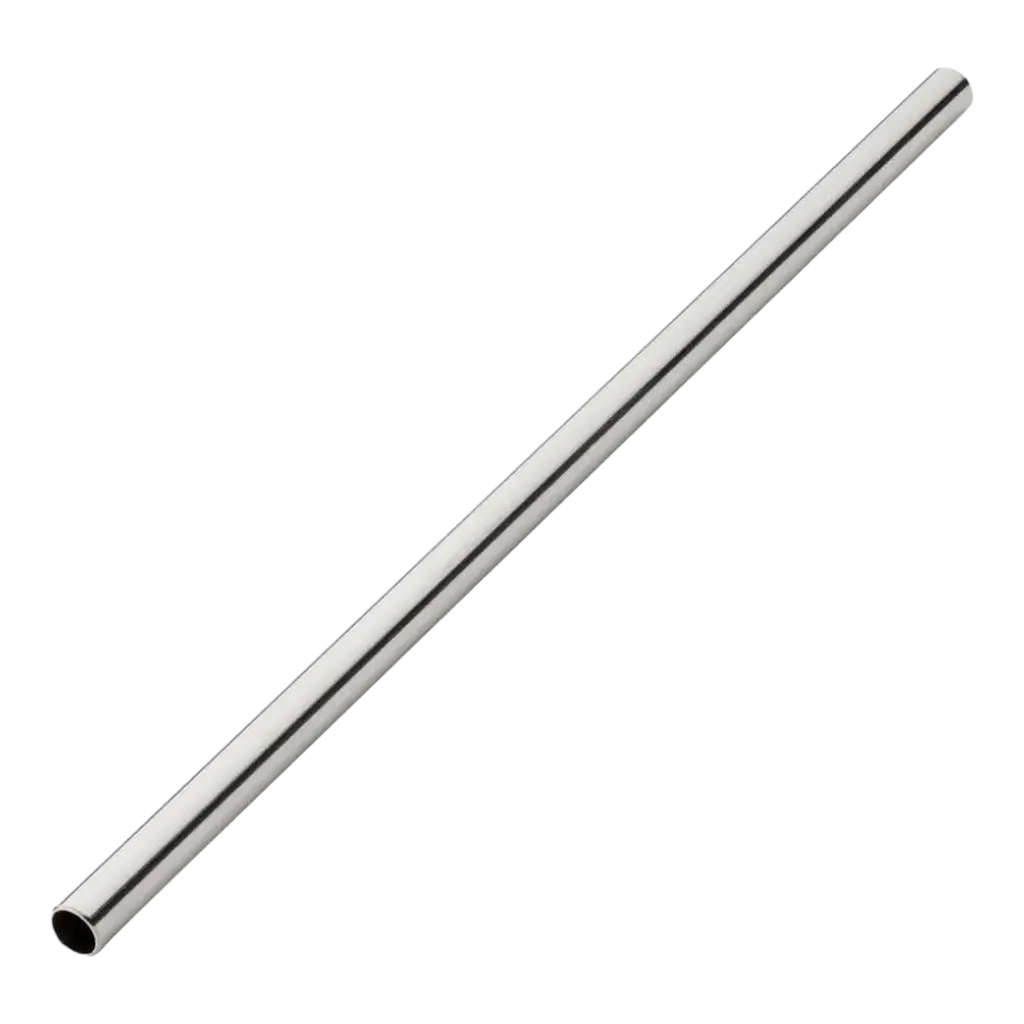 Stainless steel straw 14cm /ø6mm (12pcs)