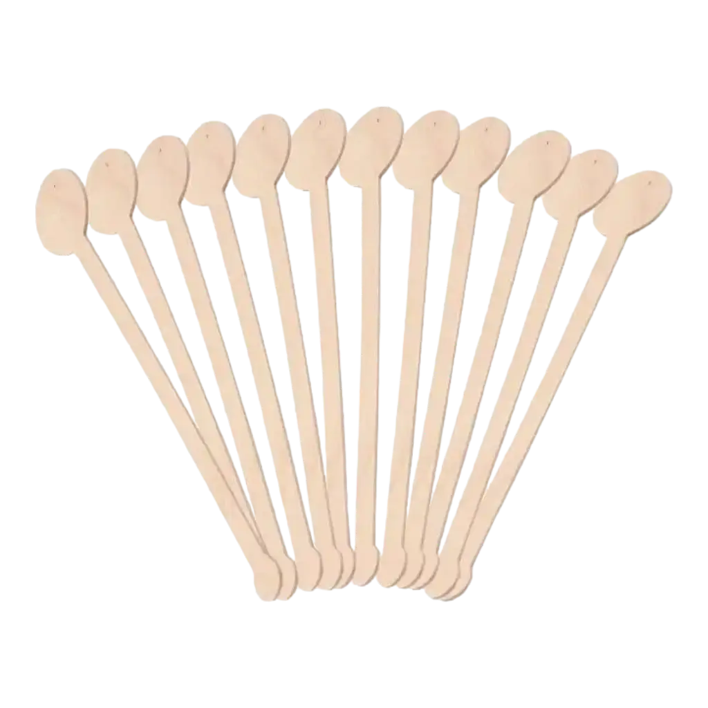 Wooden cocktail stirrer 18cm (250pcs)