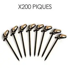 Bamboo spike black knot shape 6cm (200pcs)