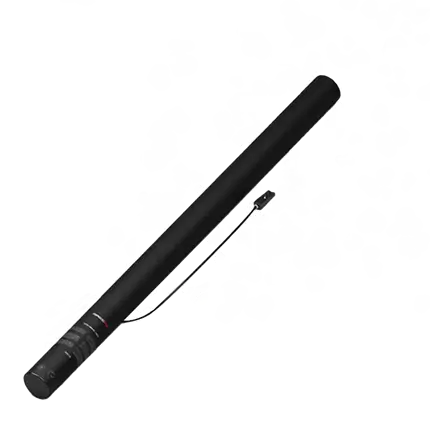 Electric confetti gun Heart white 80 cm