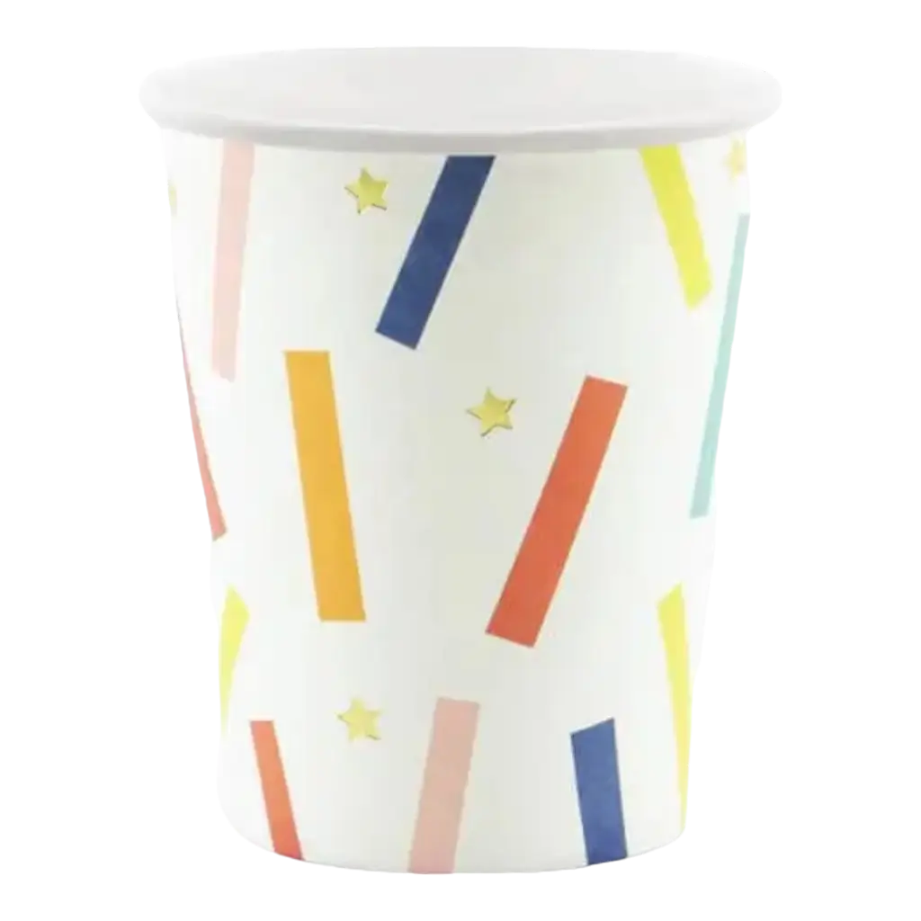 Fancy paper cup mix colour (Set of 6)