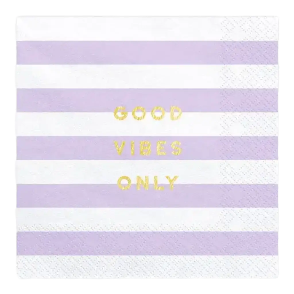 Good Vibes Only Paper Towel (Set of 20)