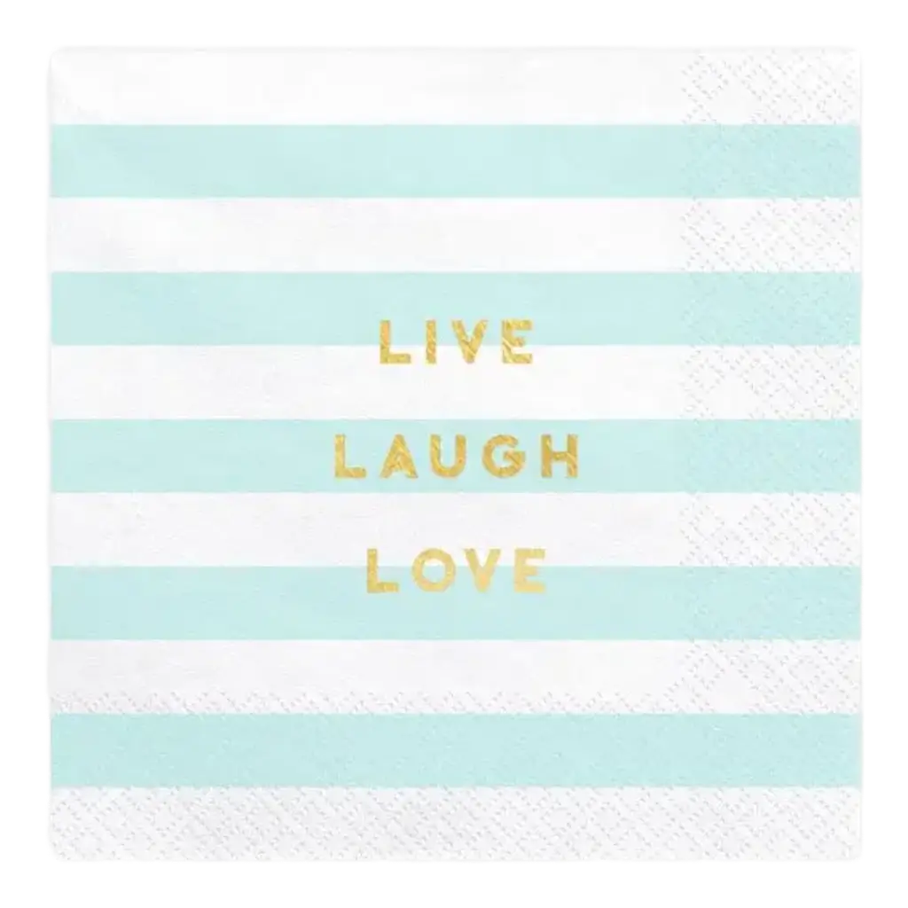 Live Laugh Love Paper Towel (Set of 20)