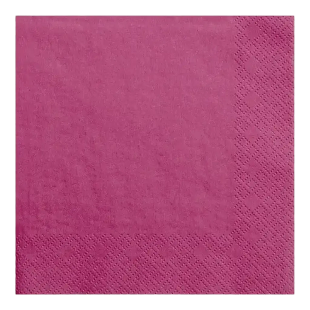 Dark pink paper towel (Set of 20)