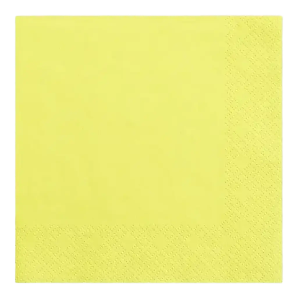Yellow paper towel (Set of 20)