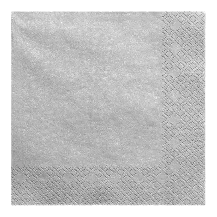 Silver/Silver paper towel (Set of 20)