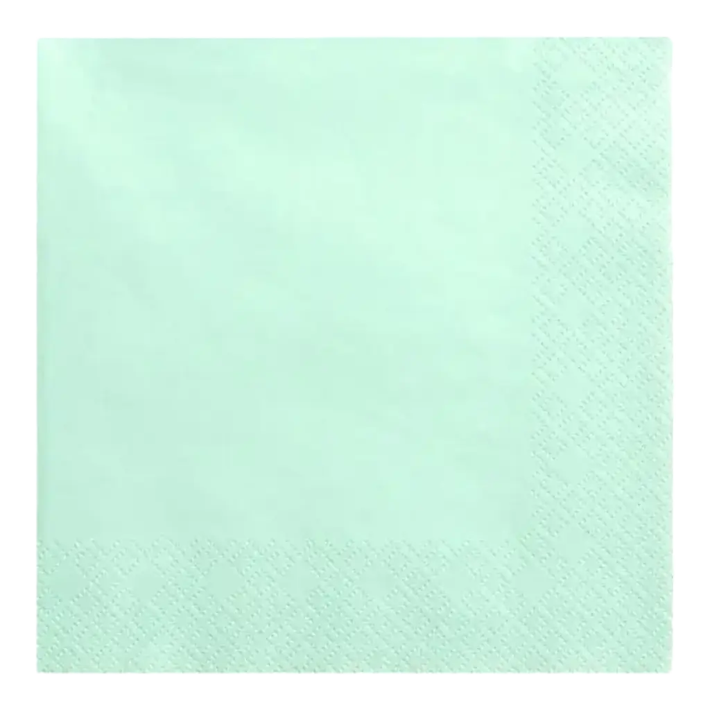 Mint coloured paper towel (Set of 20)