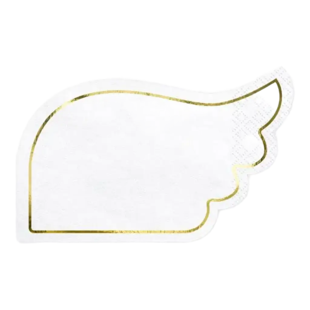 Wing-shaped paper napkin (Set of 20)