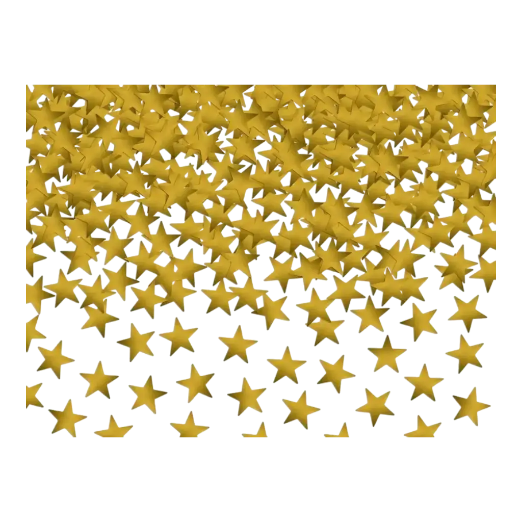 Gold star confetti (30gr)