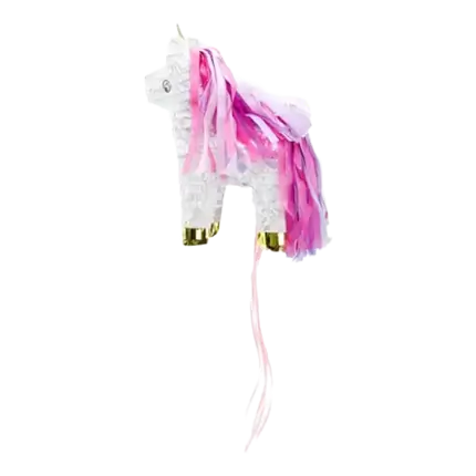 WHITE UNICORN PINATA