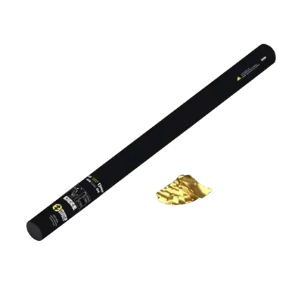 Manual Confetti Cannon 80cm - Metallic Gold