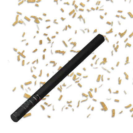 MAGIC FX Gold / Gold manual confetti gun 80 cm