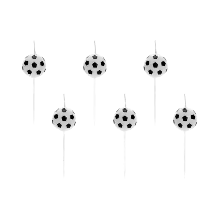 Football candle (set of 6)