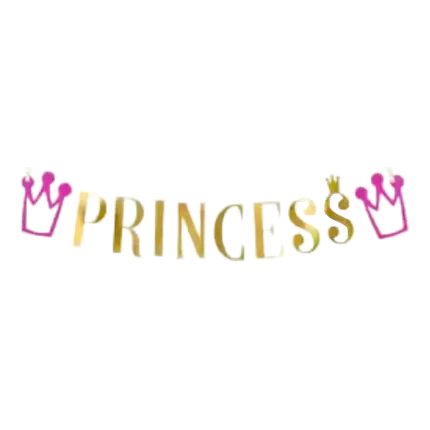 Princess paper garland