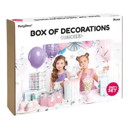 Unicorn birthday decoration kit