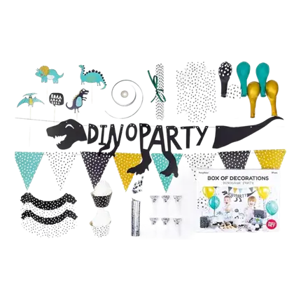 Dinosaur theme birthday decoration kit