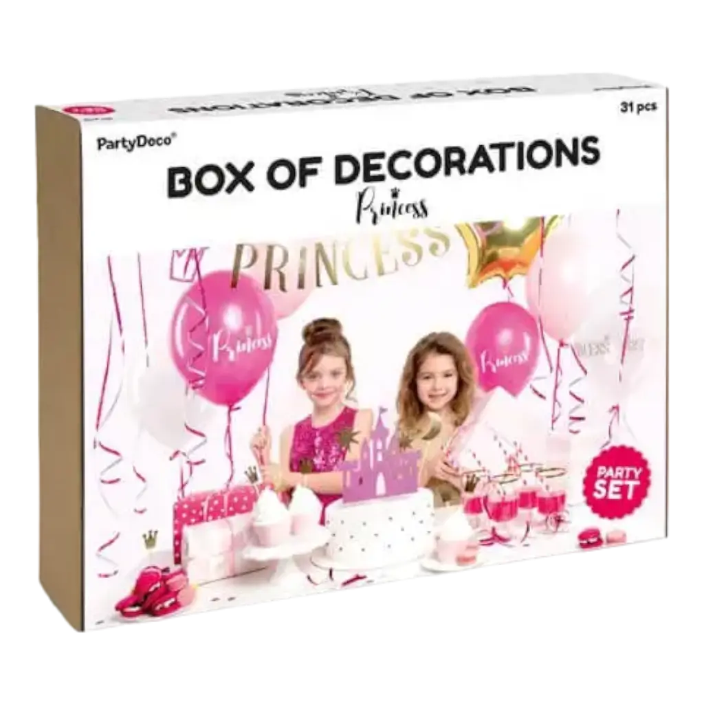 Princess theme birthday decoration kit
