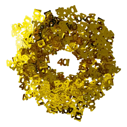 Table confetti 40 years (15gr)