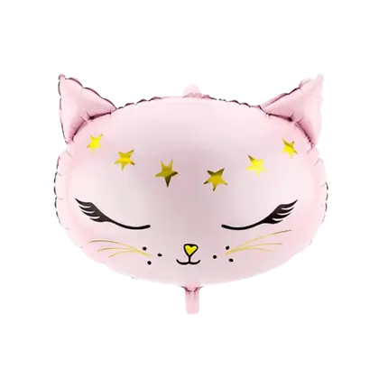 Cat Head Balloon 48x36cm