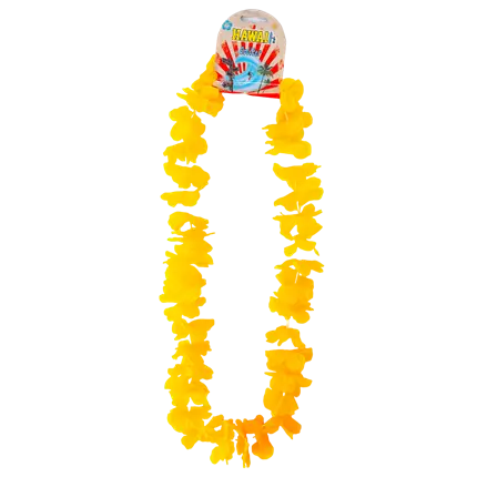 Hawaiian Orange Flower Necklace