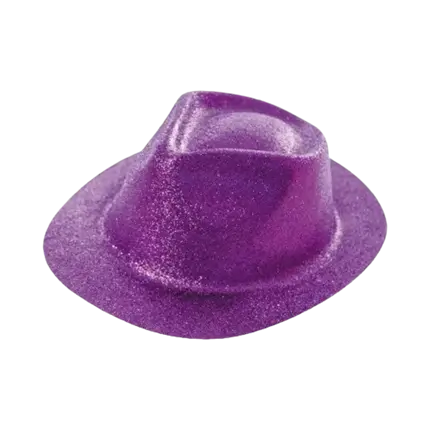 Hat BORSALINO Paillette Violet