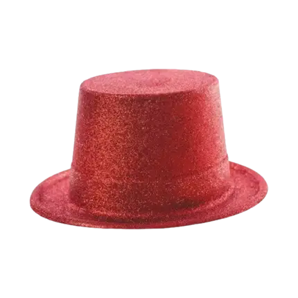 Red Sequin Top Hat