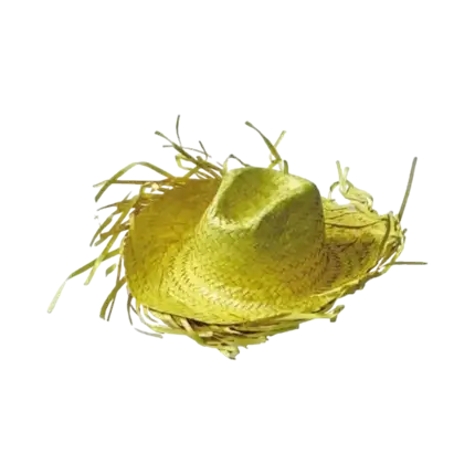 Yellow Caribbean Cowboy Hat