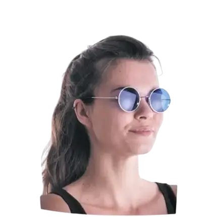 Hippy Blue Glasses
