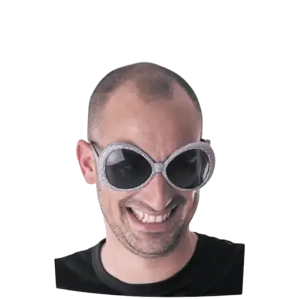 Butterfly Glasses Silver