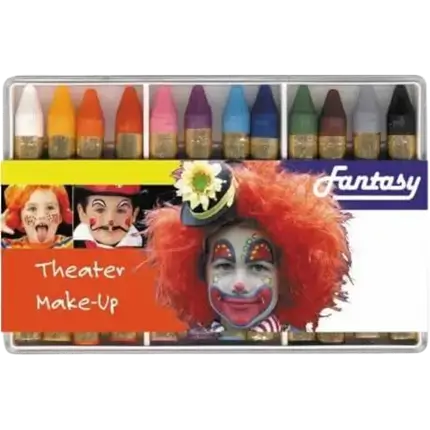 Box of 12 Fat Pencils For Children's Make-up