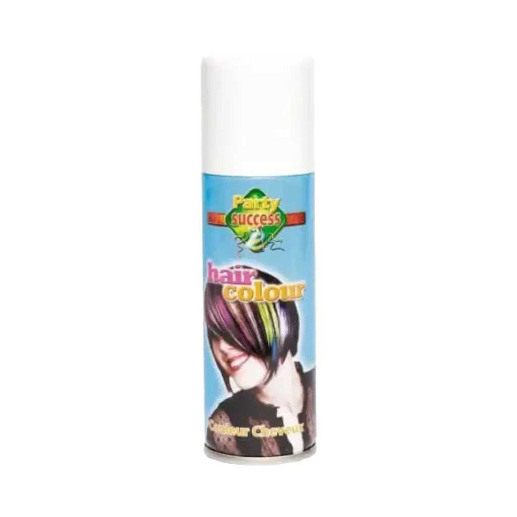 Spray can for white hair colour