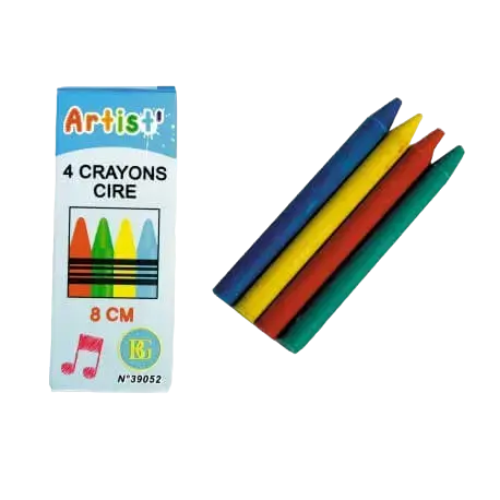 Set of 4 wax crayons