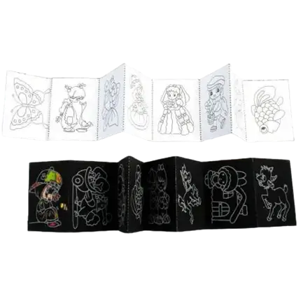 Magic colouring book