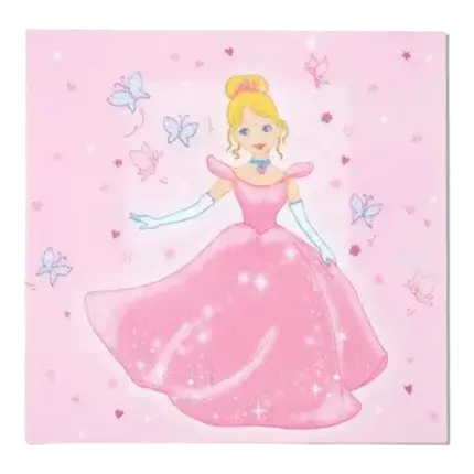 Set of 12 PRINCESSE towels