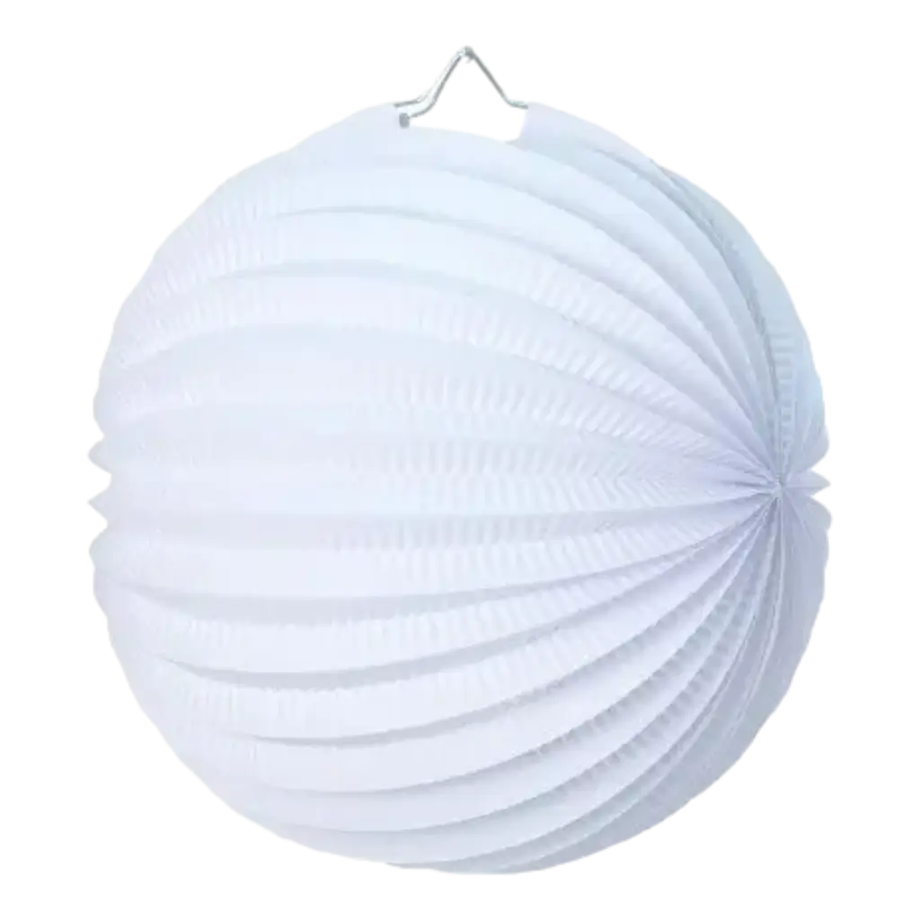 Round white paper ball lantern 30cm