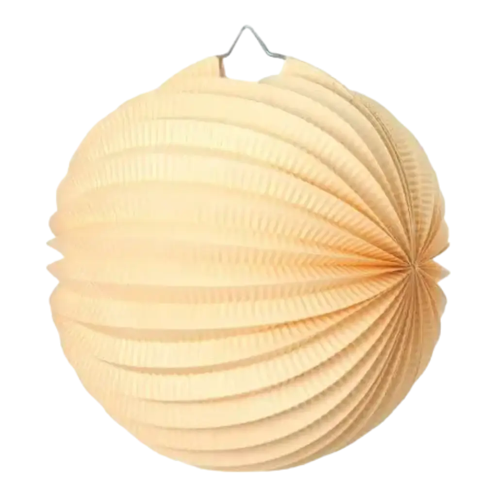 Round cream paper ball lantern 30cm