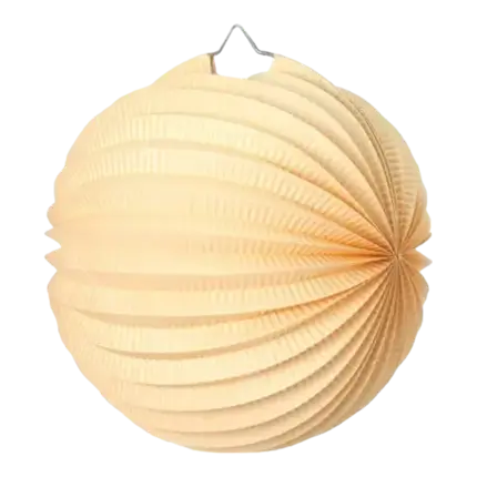 Round cream paper ball lantern 30cm