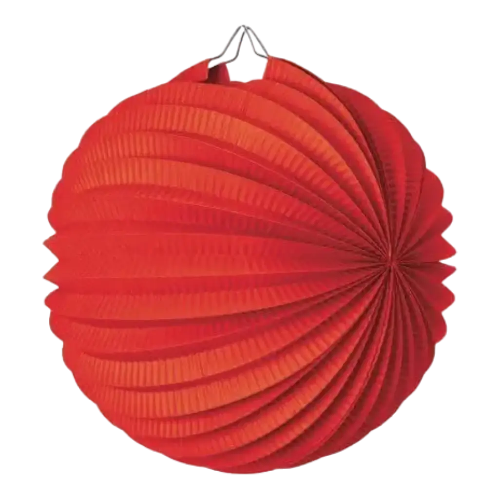 Paper ball lantern red 30cm