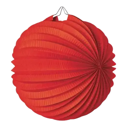 Paper ball lantern red 30cm