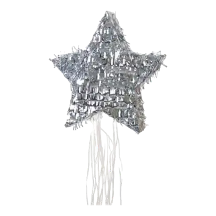 SILVER STAR PINATA