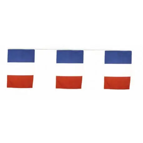 France Flag Garland 10m