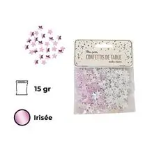 Iridescent star table confetti (15gr)